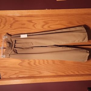 Brown small high waisted paper bag pant
